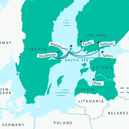  Silja Line Ferry - 2 Nights Return Cruise To Stockholm *