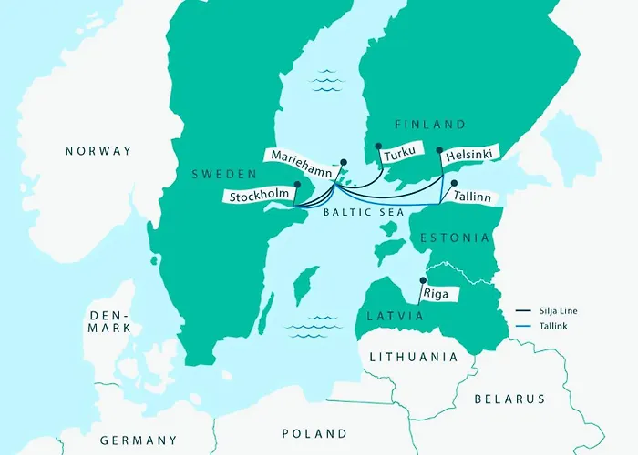  Tallink Silja Line Ferry - 2 Nights Return Cruise To Stockholm *